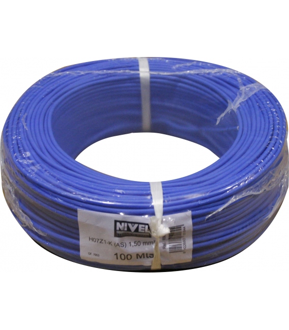 Cable flexible 100mts azul CEMI