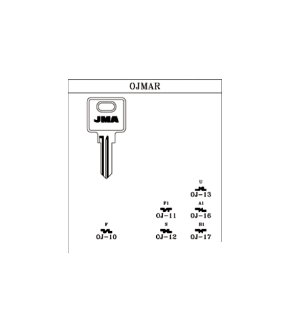 LLAVE ACERO JMA OJ-12