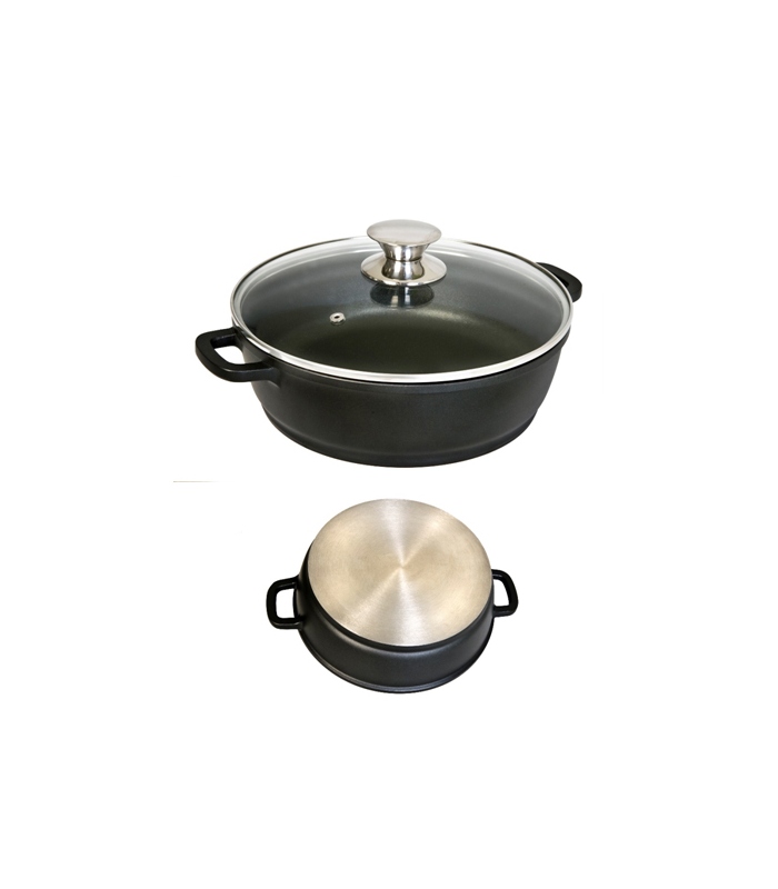 Comprar Cacerola baja con tapa 24cm WECOOK! Cookware Online - Bricovel