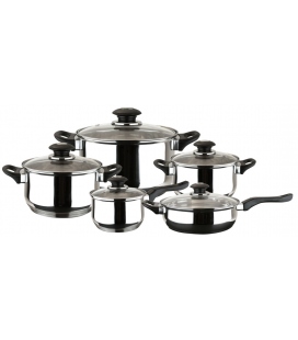 Batería Cocina Acero Inoxidable 4 Piezas - Monix Optima 18/10