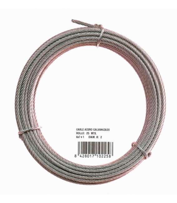 CABLE 6X7+1 2MM 100 MT