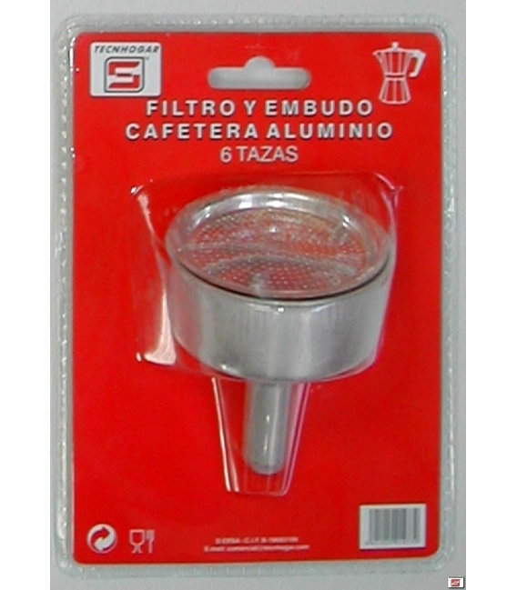 FILTRO+EMBUDO CAFETERA 06TZ THOGAR