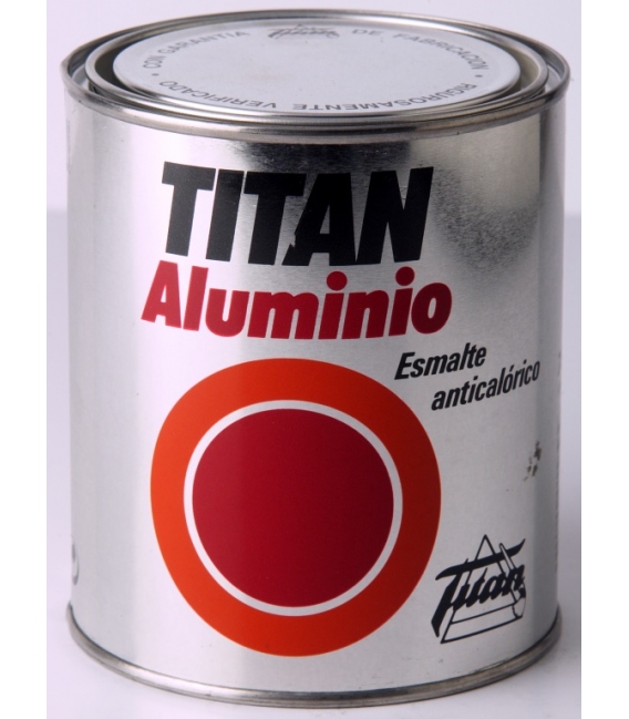 Esmalte aluminio anticalórico 750ml TITAN