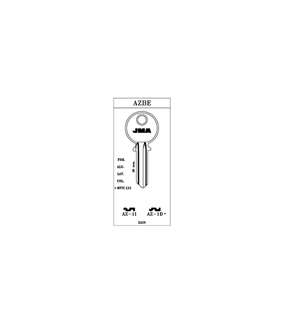 LLAVE ALUMINIO JMA AZ-1D LILA