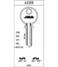 LLAVE ALUMINIO JMA FAC-11D ROJO