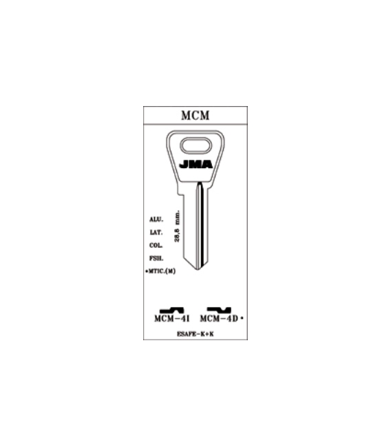 LLAVE ALUMINIO JMA MCM-4D LILA