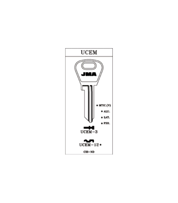 LLAVE ALUMINIO JMA UCEM-12 ORO