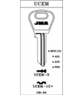 LLAVE ALUMINIO JMA UCEM-12 ROJO