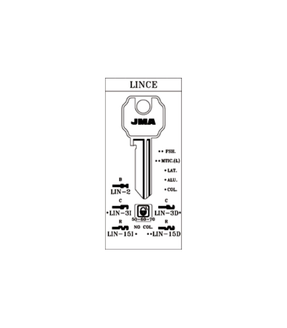 LLAVE ALUMINIO JMA LIN-15D LILA