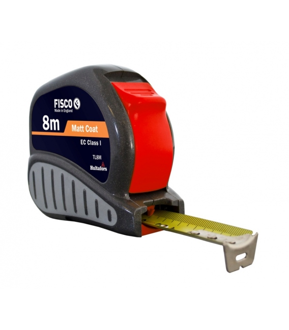 Flexómetro clase I con caja ABS con empuñadura de goma TRILOK (8x25)