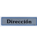 PLACA ADH DIRECCION 175X040MM