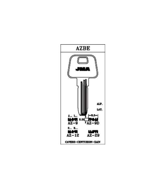 LLAVE LATON JMA AZ-29