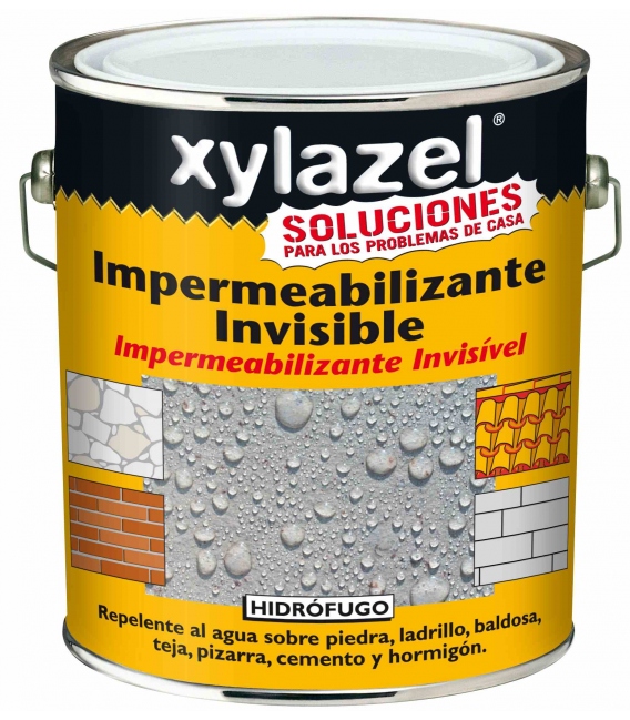Pintura Impermeabilizante Invisible XYLAZEL  4 LT
