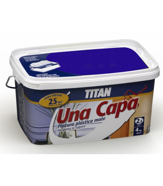 Pintura mate interior Verde Clorofila 2,5LT TITAN