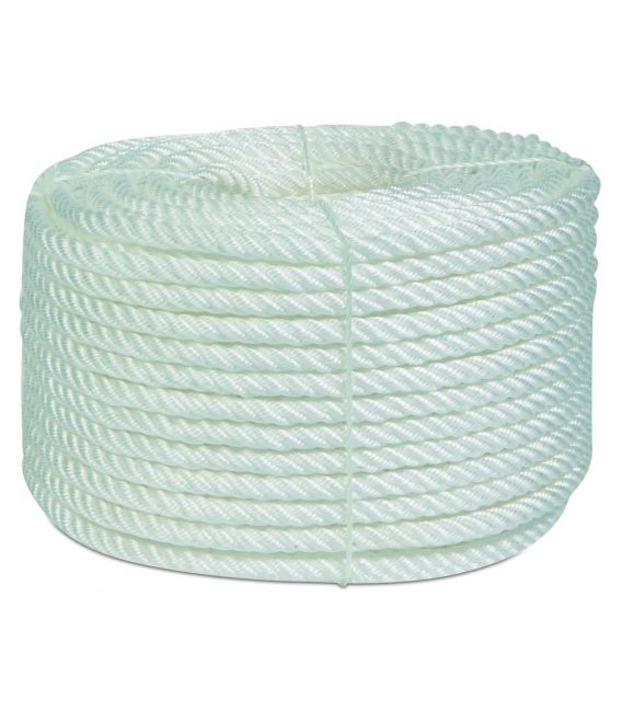 Cuerda torcida 16mm blanca 100mts HYC