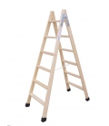 Escalera de madera doble con taco CLIMENT