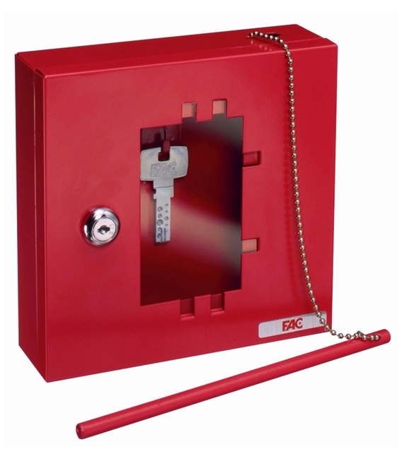 Caja emergencia llave 170x17050mm FAC Rojo