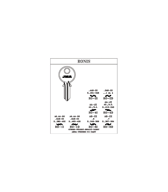 LLAVE ACERO JMA RO-4D