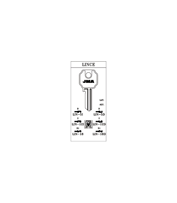 LLAVE ACERO JMA LIN-5D