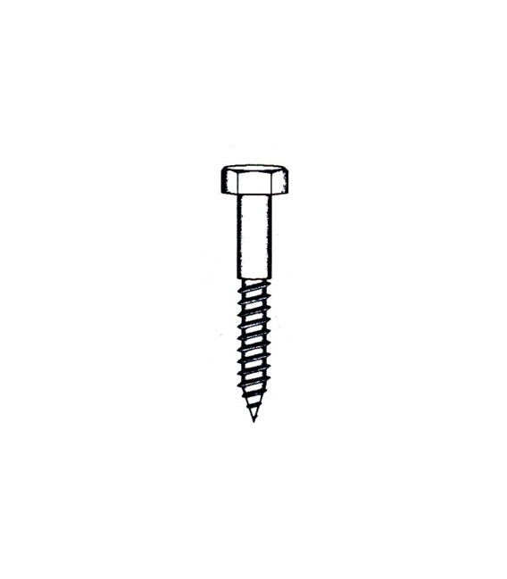 TORNILLO BARRAQUERO 571 05X30MM ACERO 8 