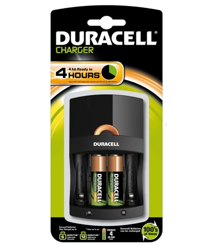 Kit Duracell Recargable Duracell 5010032 Cargador + 6 pilas AA + 2 pilas  AAA