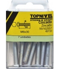 TORNILLO R METR. 06x030MM ACERO 7 PZ