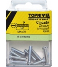 TORNILLO R METR. M4X20MM ACERO 16 PZ