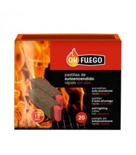 Ok Fuego Pastillas de encendido ecológicas (100 ud.)