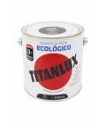 Esmalte agua ecológico brillante tabaco 2.5 L. TITANLUX