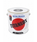 Esmalte agua ecológico satinado Negro 2.5 LT. TITANLUX