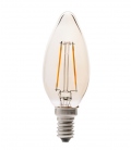 LAMPARA LED VELA E14 4W 350LM 2200K