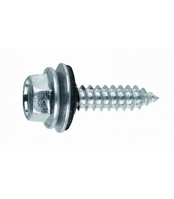 Tornillo Rosca Chapa 6,3x040mm P16 Cinc Index 500 Pz. INDEX