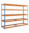 Estantería de media carga Kit Ecoforte 1506-5 Azul/Naranja. SIMONRACK