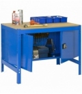 Banco de trabajo Kit Simonwork BT0 Locker 900 Azul/Madera. SIMONRACK