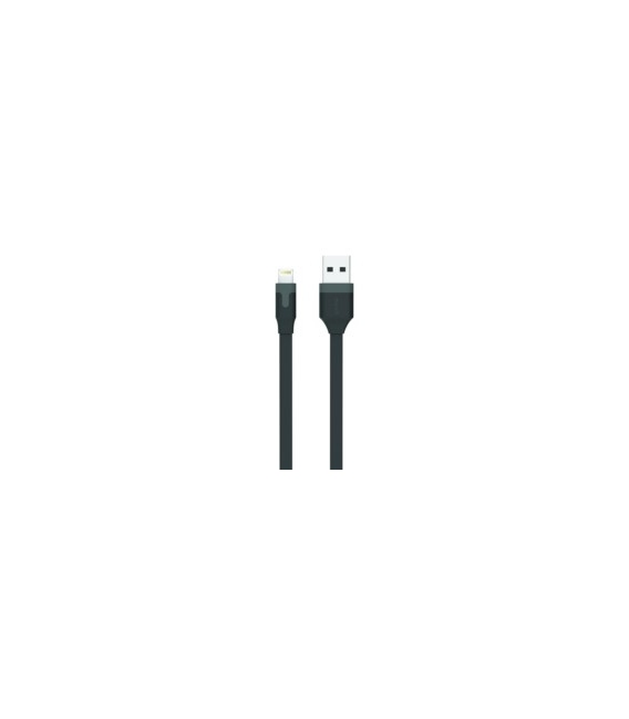 Cable USB a IPHONE negro MUVIT