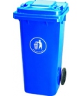 Contenedor de basura con ruedas Azul 120 LT. NATUUR
