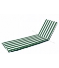 Cojín cama textil blanco/verde 180X50X5cm. TEPLAS
