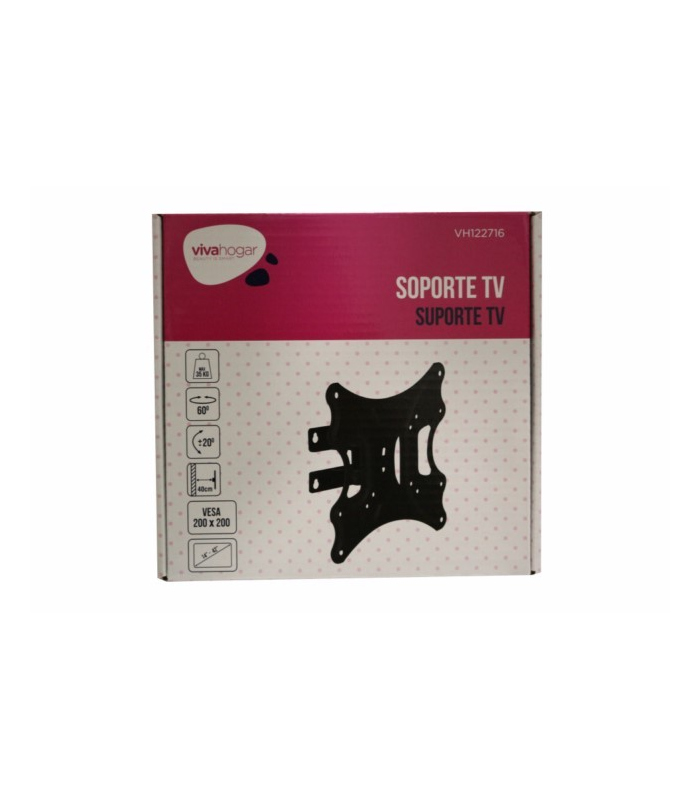 Comprar Soporte TV VESA 20x20 180º VIVAHOGAR Online - Bricovel