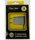 CARGADOR MICRO USB 2,1A 1,2M 0 