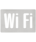 Placa señalización WiFi 165x120mm EUROLATON 8635