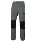 Pantalón de trabajo 3XL 86% polietileno 14% elastano gris/negro Trekking Stretch. VELILLA