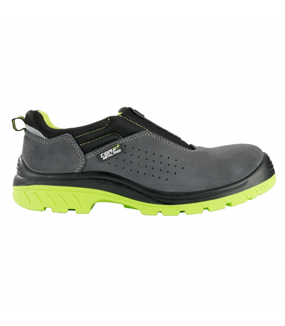 Zapato seguridad T46 S1P serraje gris Comp + Easy fit. BELLOTA