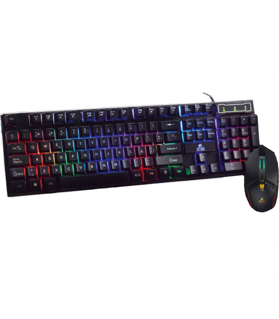 Pack teclado+ratón gaming ELBE PTR-103-G