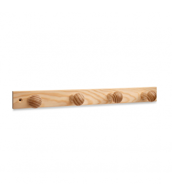 Comprar Colgador pared 4 pomos madera en crudo. INOFIX Online