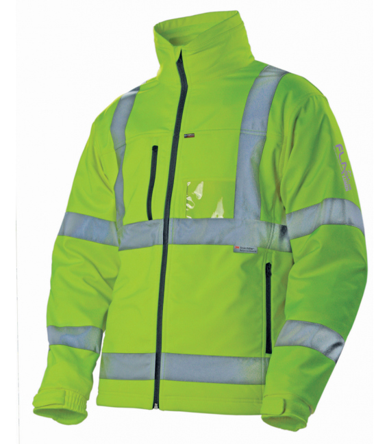 CHAQUETA SOFTSHELL ALTA VISI.