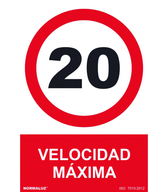 VELOCIDAD MÁXIMA 20 RD40059