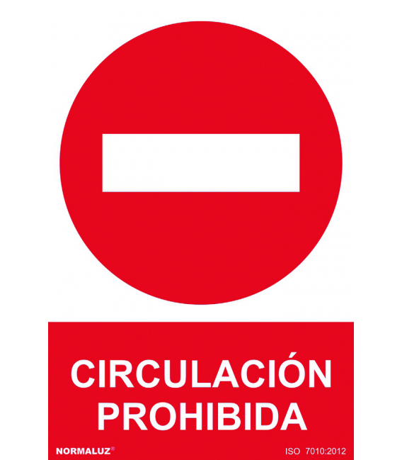 CIRCULACIÓN PROHIBIDA RD40060