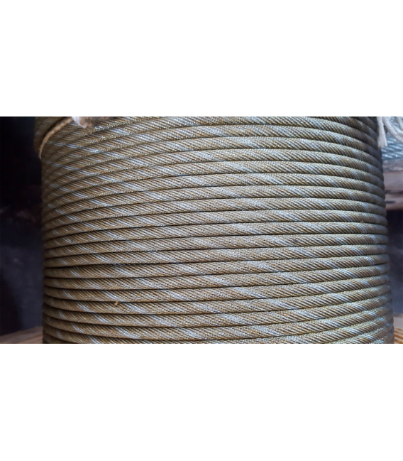 CABLE AC GAL 6X7+1 + SUJET. BL