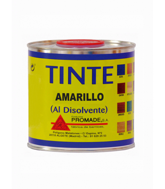 Tinte al disolvente color amarillo 375 ml ATIN303. PROMADE