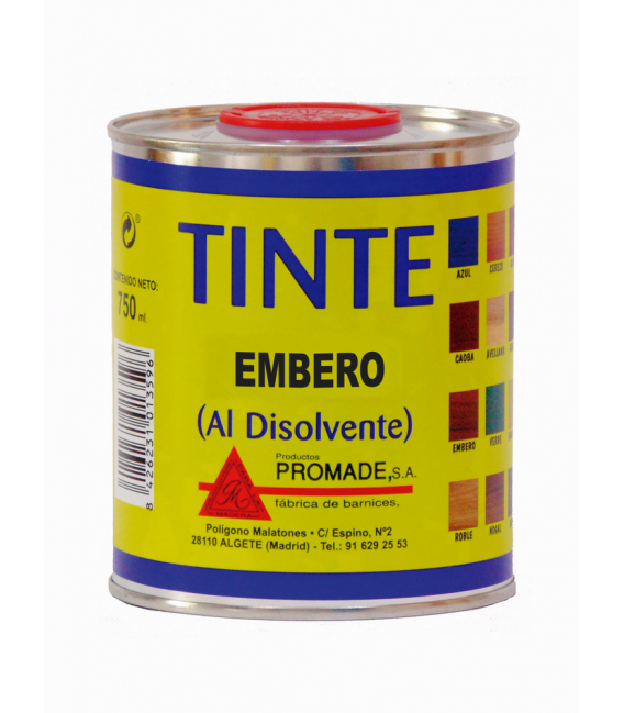 Tinte al disolvente ATIN134 color embero. PROMADE